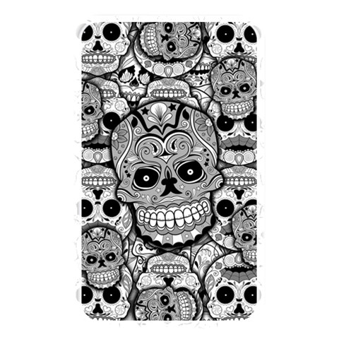 Sugar Skulls   Black And White Memory Card Reader (Rectangular) from ArtsNow.com Front