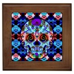 Sugar Skulls   Hypno Framed Tile