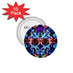 Sugar Skulls   Hypno 1.75  Button (10 pack) 