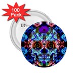 Sugar Skulls   Hypno 2.25  Button (100 pack)