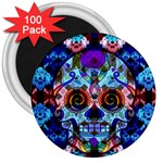 Sugar Skulls   Hypno 3  Magnet (100 pack)