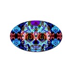 Sugar Skulls   Hypno Sticker Oval (10 pack)