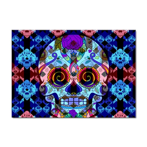 Sugar Skulls   Hypno Sticker A4 (100 pack) from ArtsNow.com Front