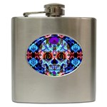 Sugar Skulls   Hypno Hip Flask (6 oz)