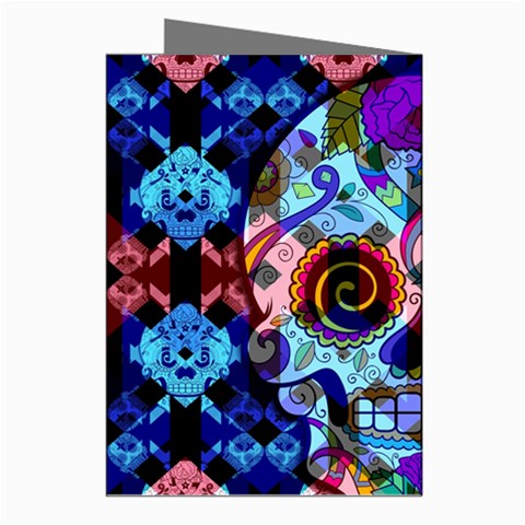Sugar Skulls   Hypno Greeting Cards (Pkg of 8) from ArtsNow.com Right