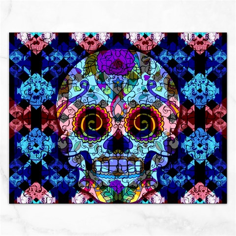 Sugar Skulls   Hypno Jigsaw Puzzle (Rectangular) from ArtsNow.com Front