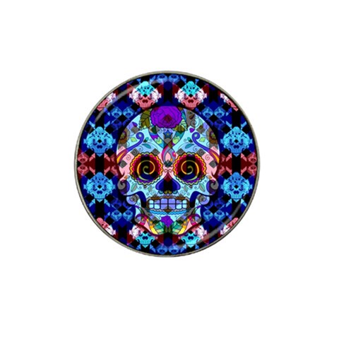 Sugar Skulls   Hypno Hat Clip Ball Marker (4 pack) from ArtsNow.com Front