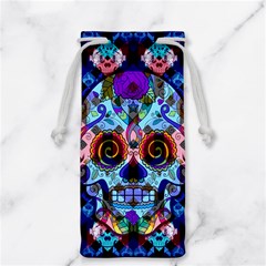 Sugar Skulls   Hypno Jewelry Bag from ArtsNow.com Back
