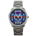 Sugar Skulls   Hypno Sport Metal Watch