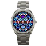 Sugar Skulls   Hypno Sport Metal Watch