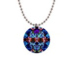 Sugar Skulls   Hypno 1  Button Necklace