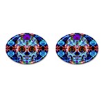 Sugar Skulls   Hypno Cufflinks (Oval)