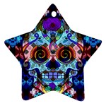 Sugar Skulls   Hypno Star Ornament (Two Sides)