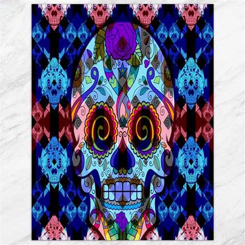 Sugar Skulls   Hypno Canvas 12  x 16  from ArtsNow.com 11.86 x15.41  Canvas - 1