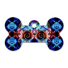 Sugar Skulls   Hypno Dog Tag Bone (Two Sides) from ArtsNow.com Back