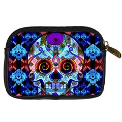 Sugar Skulls   Hypno Digital Camera Leather Case from ArtsNow.com Back