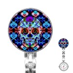 Sugar Skulls   Hypno Stainless Steel Nurses Watch