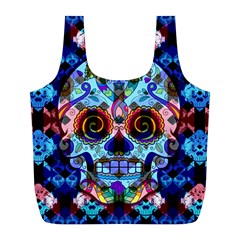 Sugar Skulls   Hypno Full Print Recycle Bag (L) from ArtsNow.com Back