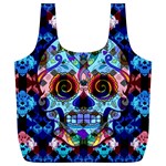 Sugar Skulls   Hypno Full Print Recycle Bag (XL)