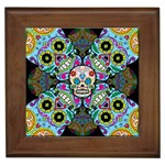 Sugar Skulls   Spiral Framed Tile