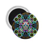 Sugar Skulls   Spiral 2.25  Magnet