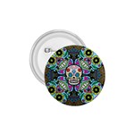 Sugar Skulls   Spiral 1.75  Button