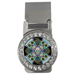 Sugar Skulls   Spiral Money Clip (CZ)