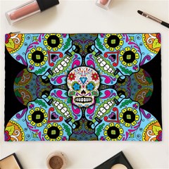 Sugar Skulls   Spiral Cosmetic Bag (XXL) from ArtsNow.com Front