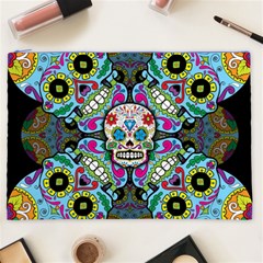 Sugar Skulls   Spiral Cosmetic Bag (XXL) from ArtsNow.com Front