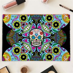 Sugar Skulls   Spiral Cosmetic Bag (XXL) from ArtsNow.com Back
