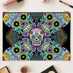 Sugar Skulls   Spiral Cosmetic Bag (XXXL) from ArtsNow.com Back