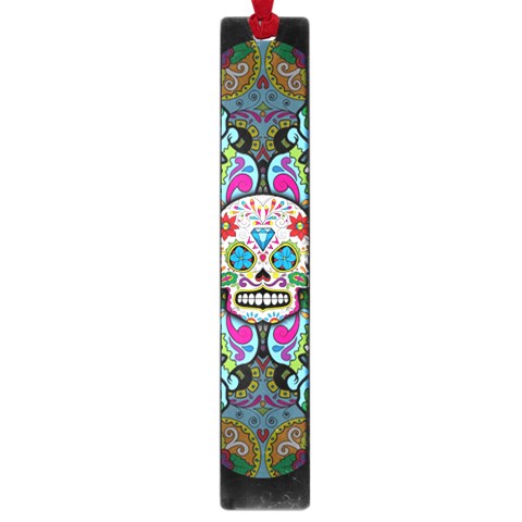 Sugar Skulls   Spiral Large Book Mark from ArtsNow.com Front