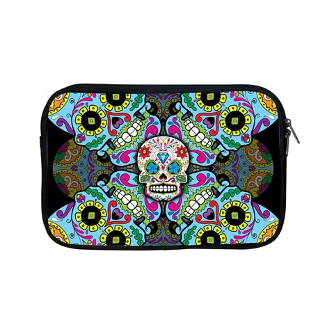 Sugar Skulls   Spiral Apple iPad Mini Zipper Case from ArtsNow.com Front