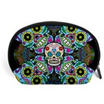 Sugar Skulls   Spiral Accessory Pouch (Large)