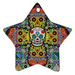 Sugar Skulls   Patterned Ornament (Star)