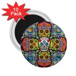 Sugar Skulls   Patterned 2.25  Magnet (10 pack)