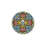 Sugar Skulls   Patterned Golf Ball Marker
