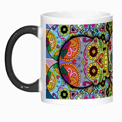 Sugar Skulls   Patterned Morph Mug from ArtsNow.com Left