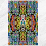Sugar Skulls   Patterned Canvas 24  x 36 