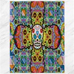 Sugar Skulls   Patterned Canvas 36  x 48 