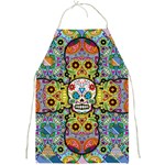 Sugar Skulls   Patterned Full Print Apron