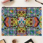 Sugar Skulls   Patterned Cosmetic Bag (XXXL)
