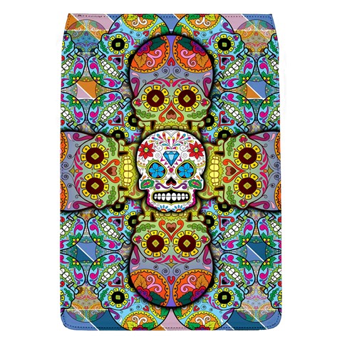 Sugar Skulls   Patterned Removable Flap Cover (Large) from ArtsNow.com Front