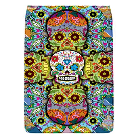 Sugar Skulls   Patterned Removable Flap Cover (Small) from ArtsNow.com Front