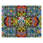 Sugar Skulls   Patterned 8  x 10  Desktop Photo Plaque