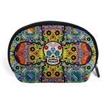 Sugar Skulls   Patterned Accessory Pouch (Large)