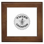 Twerk Champion Framed Tile