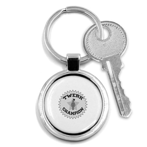 Twerk Champion Key Chain (Round) from ArtsNow.com Front
