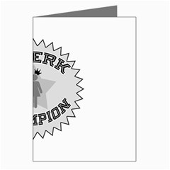 Twerk Champion Greeting Card from ArtsNow.com Left