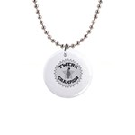 Twerk Champion 1  Button Necklace